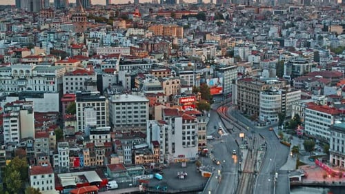 Aerial Cityscape of Istanbul, Turkey
