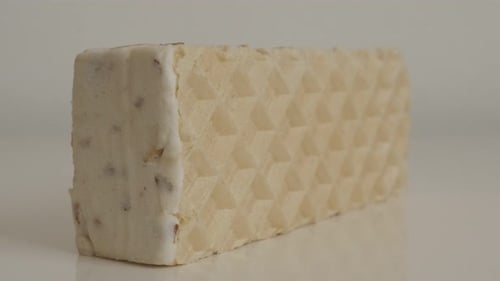 White Waffle Treat Close Up