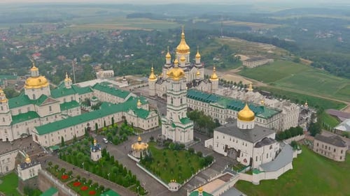Aerial Pochaev-Kloster