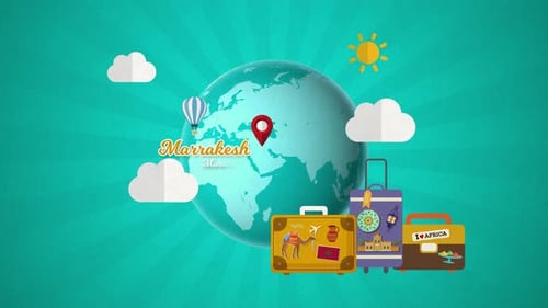 Morocco Marrakesh Travel Destination 4K