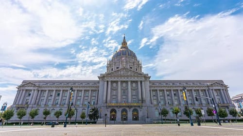 Time Lapse: Civc Center in San Francisco California