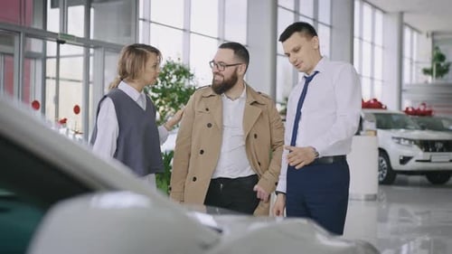 Modern Car Dealership