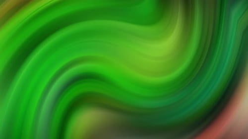 Fluid Abstract Green Swirling Motion Background