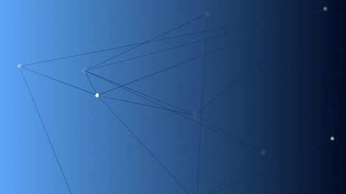 Digital generated video of geometric line