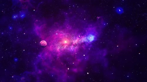 Campo de estrelas da nebulosa da galáxia espacial