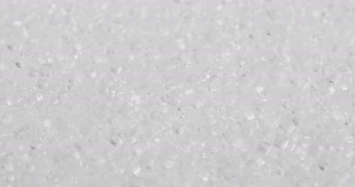 Pile of the white sugar