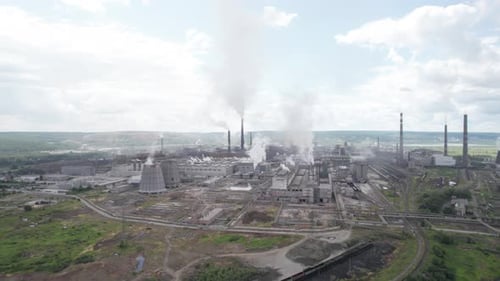 Industrial Environmental Pollution Emission of Pollutants From Factories