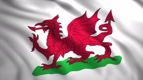 Flagge von Wales