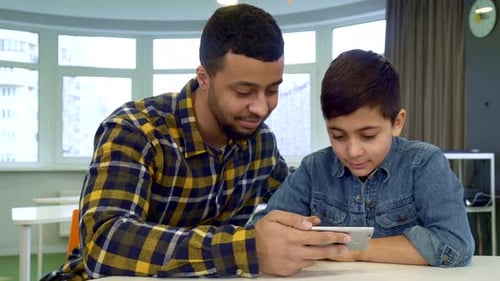 Boy Flips on Father's Smartphone