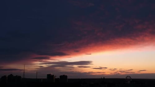 City Clouds Sunset