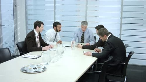 Business Meeting in Modern Office with Professionals