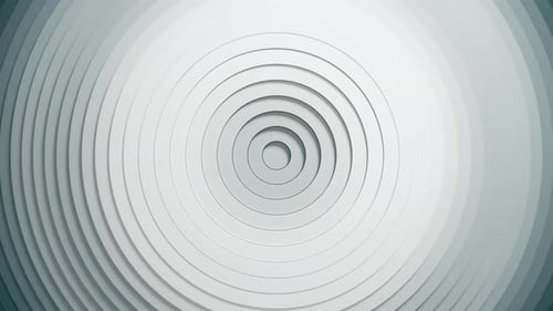 Abstract Circles Pattern with Offset Effect
