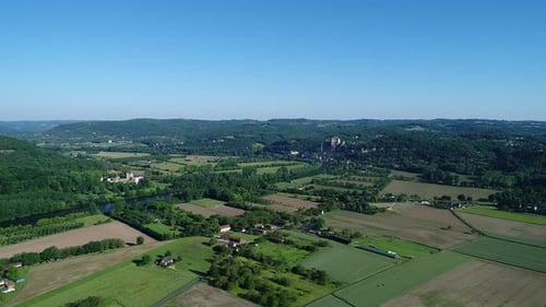 La vallée des châteaux du Périgord en France