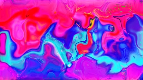 Vibrant Fluid Abstract Liquid Color Swirls Motion Background Loop