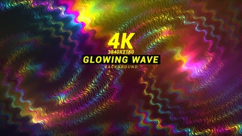 Vibrant Fluid Wavy Pattern Background
