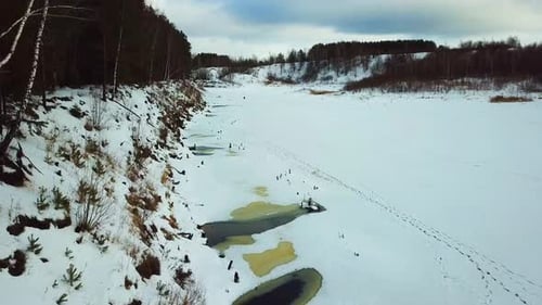 Winter, February, Quarry And River 28