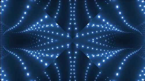 Dynamic Blue Light Grid Reveal Background