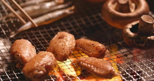 Essen am Barbecue Fire