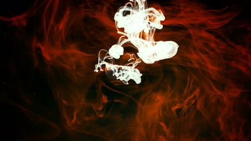 Abstract Ink Drops In Aquarium Water 19