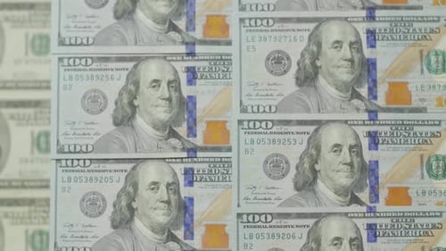100 Banknote Of Dollars