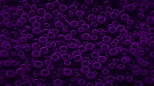 Purple Bubles Background