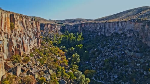 Stunning Canyon Landscape on Bright Sunny Day