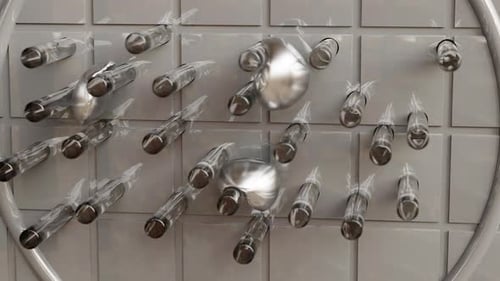 Abstract Smooth Liquid Shape Dropping