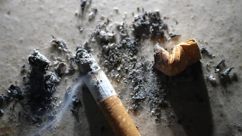 cigarette allumée