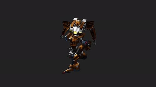 Defense Robot with style Idle