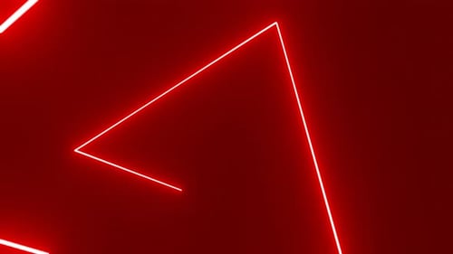 Triangle Tunnel 25mm Lens Vj Animation Abstract background