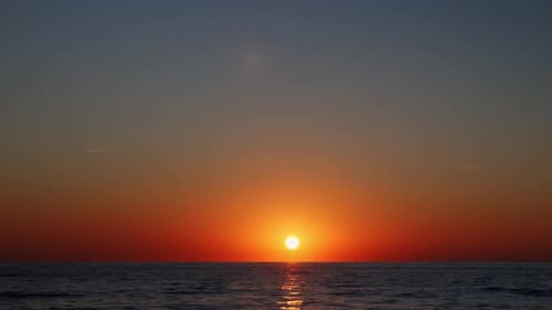 Ocean Sunrise at the Horizon