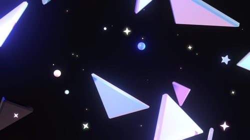 Glossy Triangles In The Dark