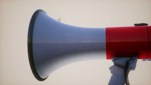 Retro Electric Speaker Megaphone