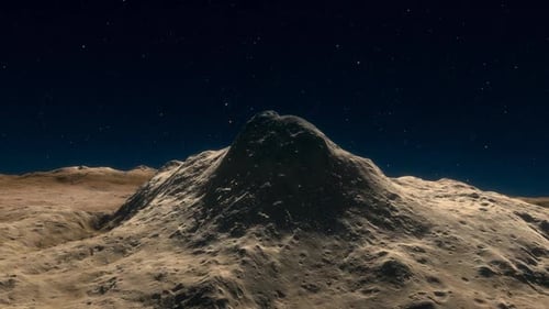 Weltraum-Hintergrund - Rocky Moon