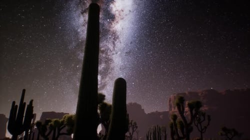The Milky Way Above the Utah Desert USA