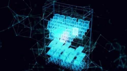 Market Shelf Snacks Hologram Close Up Hd