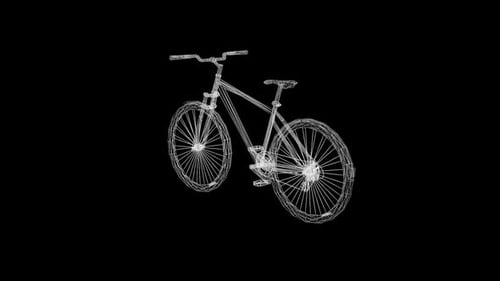 Bicicletas Wireframe para deportes de larga distancia