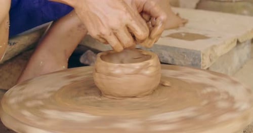 Potter bei der Arbeit