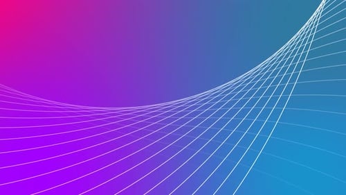 Dynamic Waving Geometric Lines Background Motion Graphic