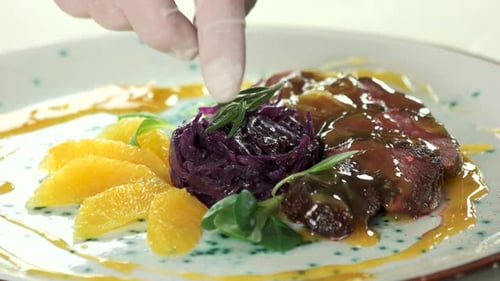 Restaurant Food Close Up