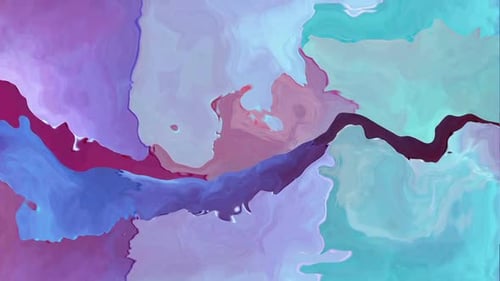 Flowing Paint Art Background