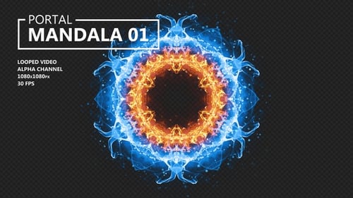 Portail - Mandala Kaléidoscope 01