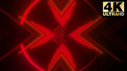 Colorful Neon Endless Tunnel Pack 4k