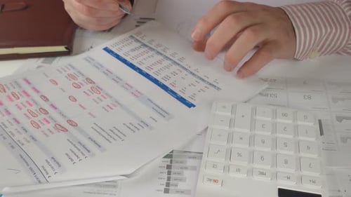 Financial Report on Paperwork in Office