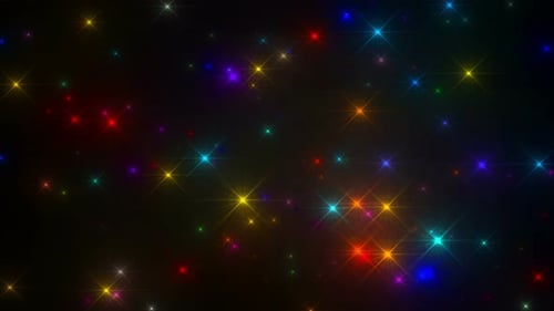 Mehrfarbige Glitzer-Flash-Hintergrundschleife