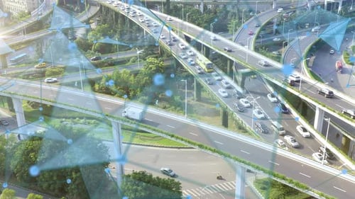 Smart traffic big Data concept