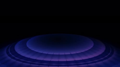 Floor Circle Light Rays 05