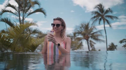 Posing At The Swimming Pool