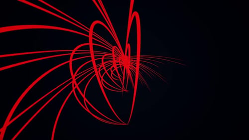 Abstrakter Hintergrund magnetischer Linien
