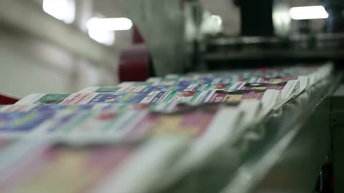 Optical Controller Counts the Number of Newspapers on Line